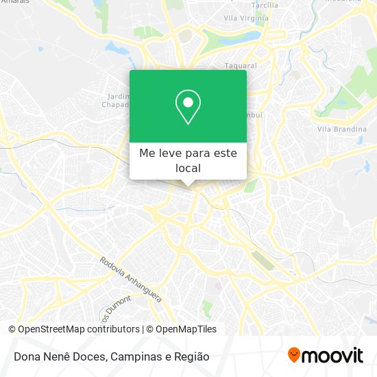 Dona Nenê Doces mapa