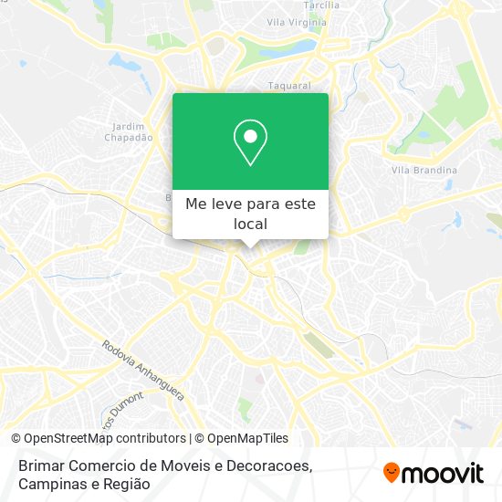 Brimar Comercio de Moveis e Decoracoes mapa