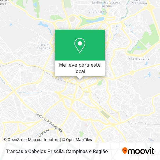 Tranças e Cabelos Priscila mapa