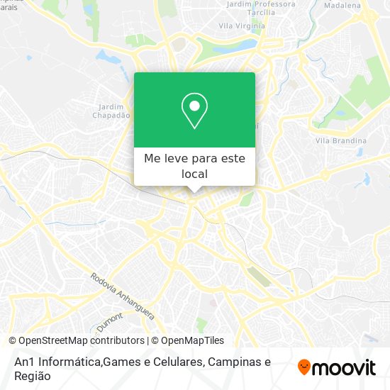 An1 Informática,Games e Celulares mapa
