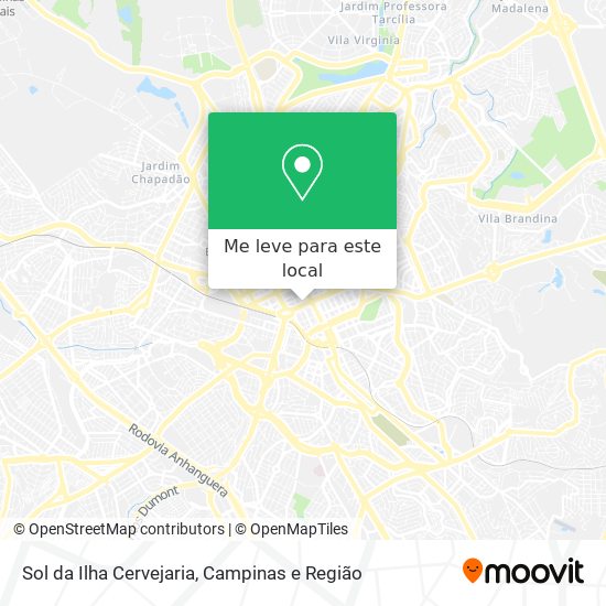 Sol da Ilha Cervejaria mapa