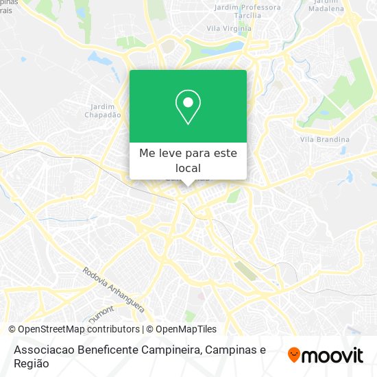 Associacao Beneficente Campineira mapa
