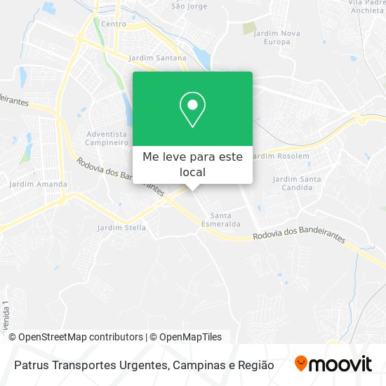 Patrus Transportes Urgentes mapa