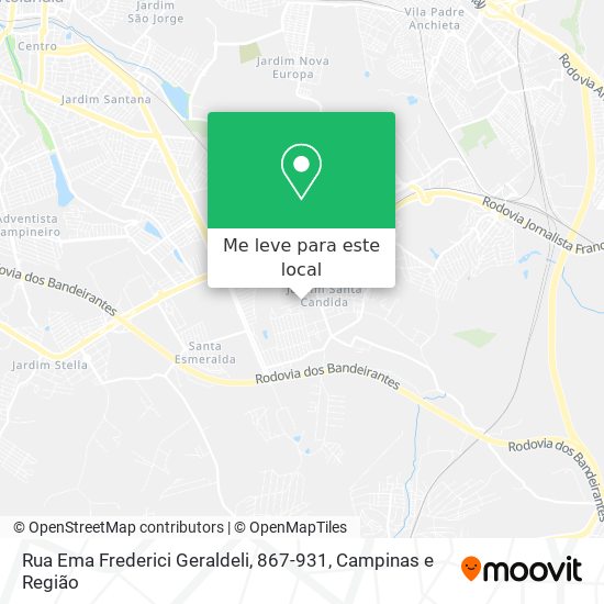 Rua Ema Frederici Geraldeli, 867-931 mapa