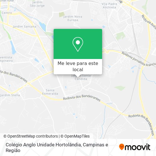 Colégio Anglo Unidade Hortolândia mapa