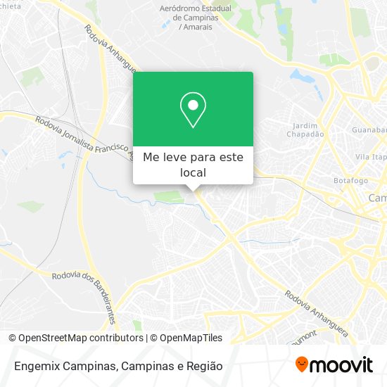Engemix Campinas mapa