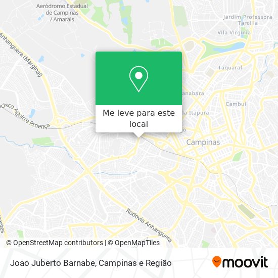 Joao Juberto Barnabe mapa