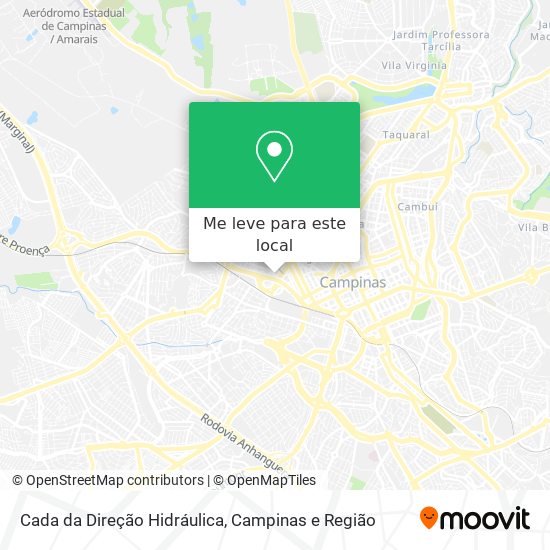 Cada da Direção Hidráulica mapa