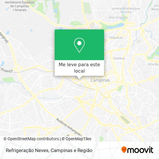 Refrigeração Neves mapa