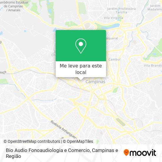Bio Audio Fonoaudiologia e Comercio mapa