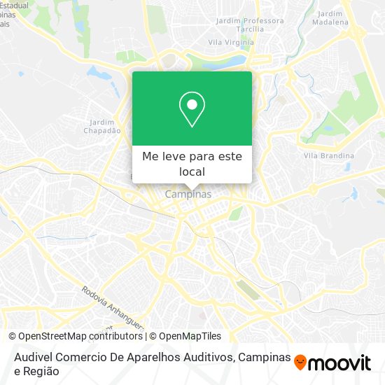 Audivel Comercio De Aparelhos Auditivos mapa