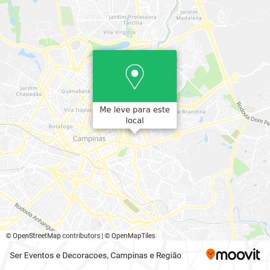 Ser Eventos e Decoracoes mapa