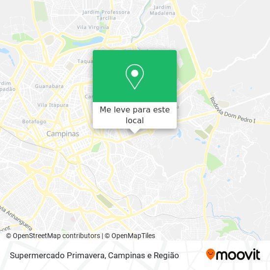 Supermercado Primavera mapa