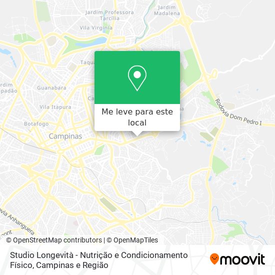 Studio Longevità - Nutrição e Condicionamento Físico mapa