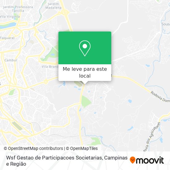 Wsf Gestao de Participacoes Societarias mapa