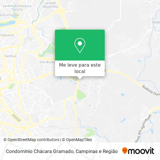 Condomínio Chácara Gramado mapa
