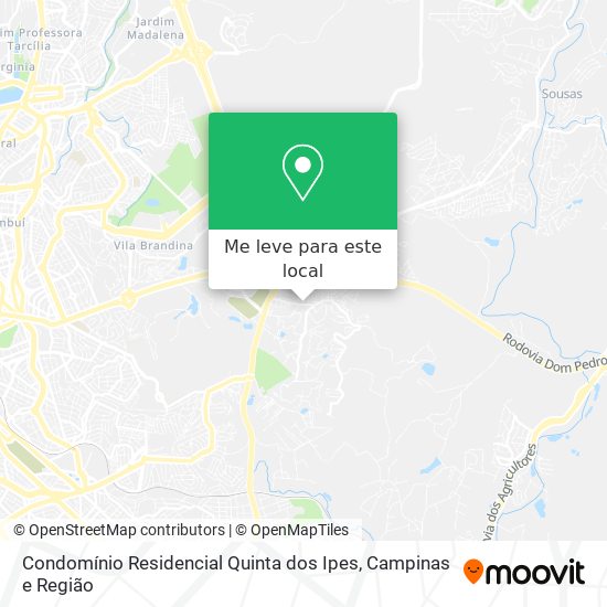 Condomínio Residencial Quinta dos Ipes mapa
