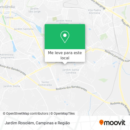 Jardim Rosolém mapa