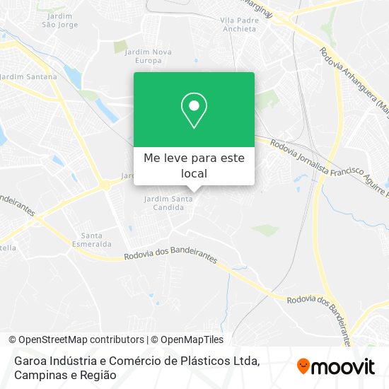 Garoa Indústria e Comércio de Plásticos Ltda mapa
