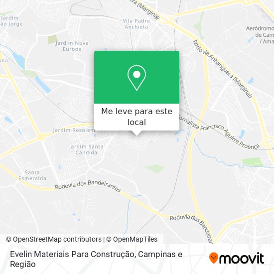 Evelin Materiais Para Construção mapa