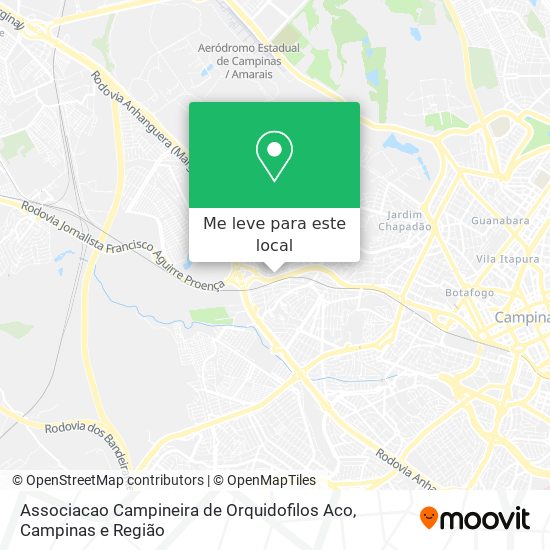 Associacao Campineira de Orquidofilos Aco mapa