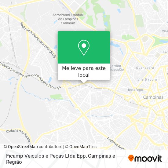 Ficamp Veiculos e Peças Ltda Epp mapa