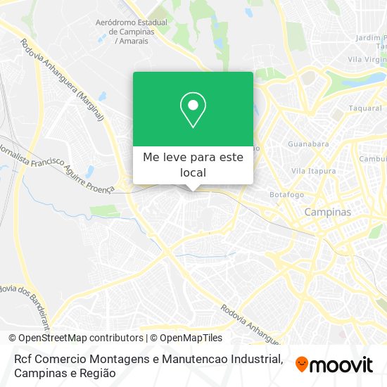 Rcf Comercio Montagens e Manutencao Industrial mapa