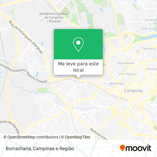 Borracharia mapa