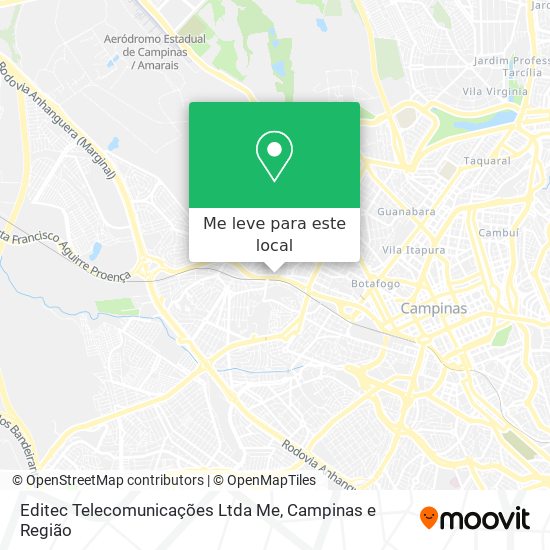 Editec Telecomunicações Ltda Me mapa