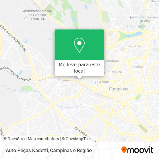 Auto Peças Kadetti mapa