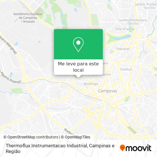 Thermoflux Instrumentacao Industrial mapa
