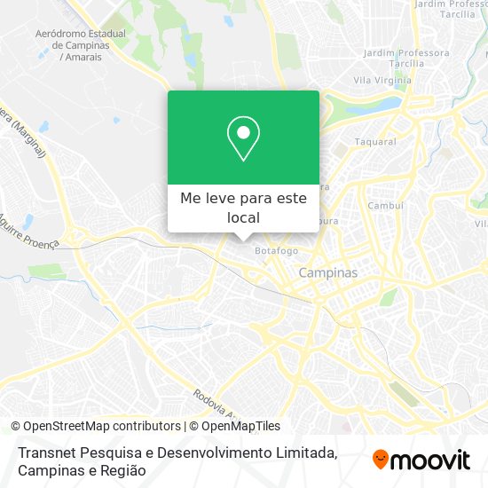 Transnet Pesquisa e Desenvolvimento Limitada mapa