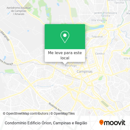 Condomínio Edificio Órion mapa