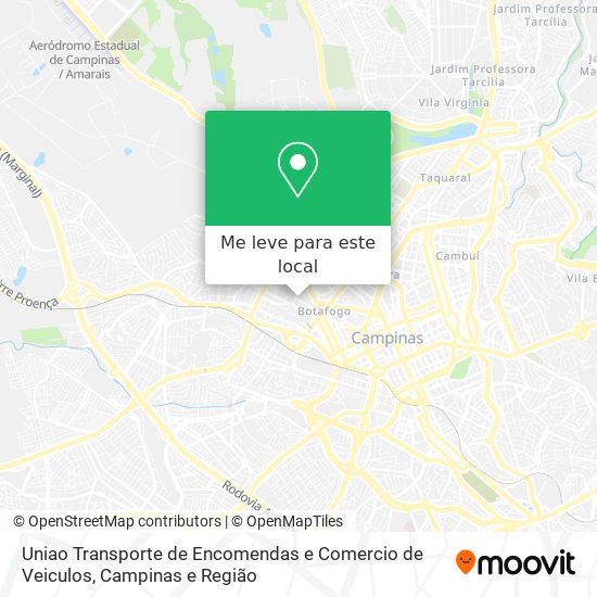 Uniao Transporte de Encomendas e Comercio de Veiculos mapa
