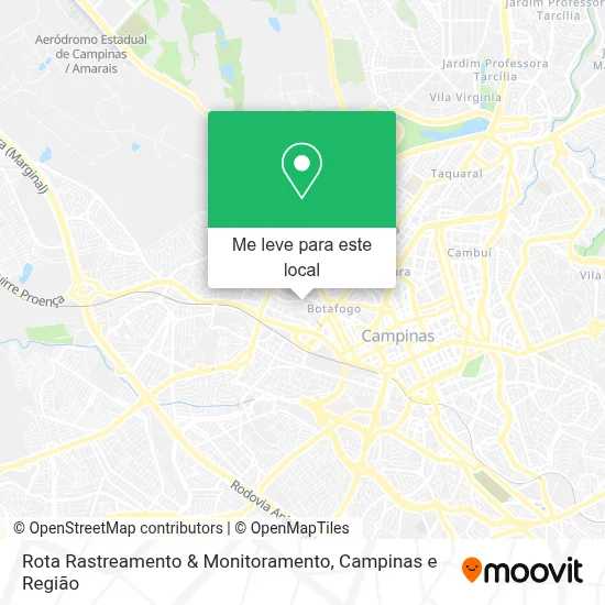 Rota Rastreamento & Monitoramento mapa