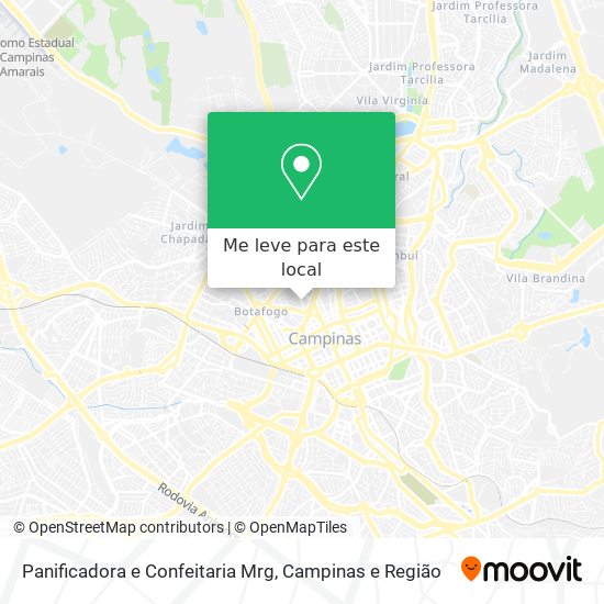 Panificadora e Confeitaria Mrg mapa