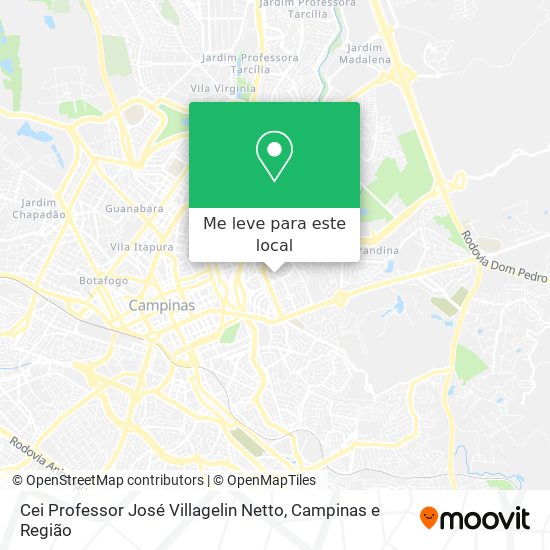 Cei Professor José Villagelin Netto mapa