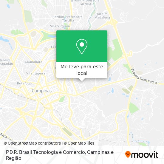 P.D.R. Brasil Tecnologia e Comercio mapa