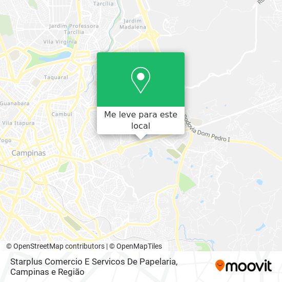 Starplus Comercio E Servicos De Papelaria mapa