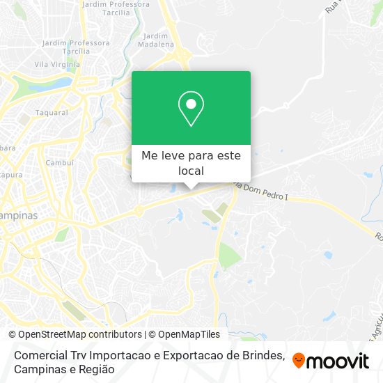 Comercial Trv Importacao e Exportacao de Brindes mapa