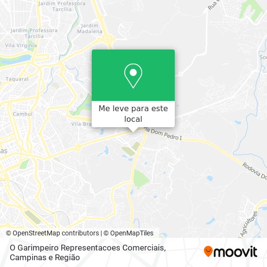 O Garimpeiro Representacoes Comerciais mapa