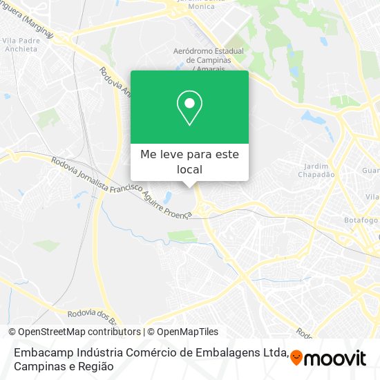 Embacamp Indústria Comércio de Embalagens Ltda mapa
