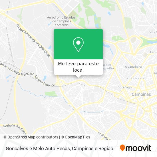Goncalves e Melo Auto Pecas mapa