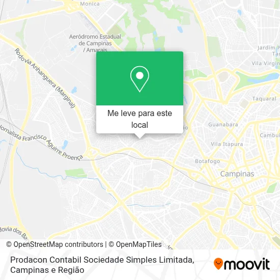 Prodacon Contabil Sociedade Simples Limitada mapa