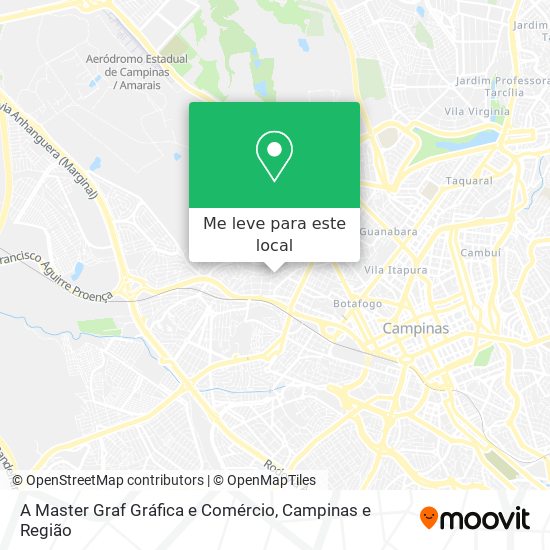 A Master Graf Gráfica e Comércio mapa