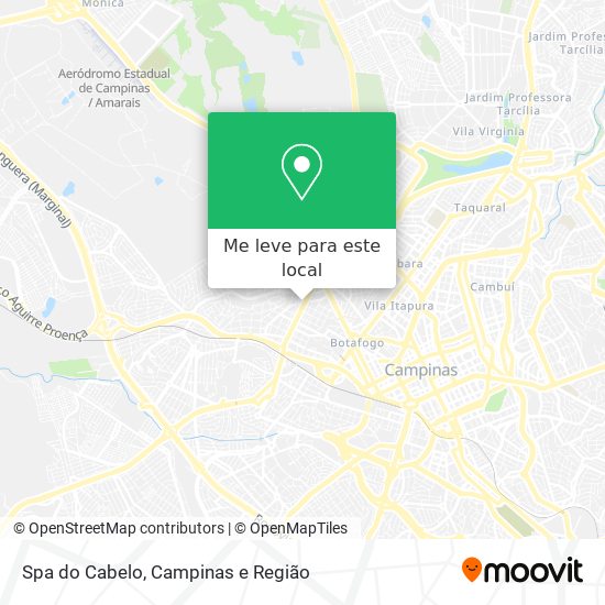 Spa do Cabelo mapa