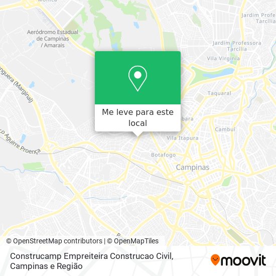 Construcamp Empreiteira Construcao Civil mapa
