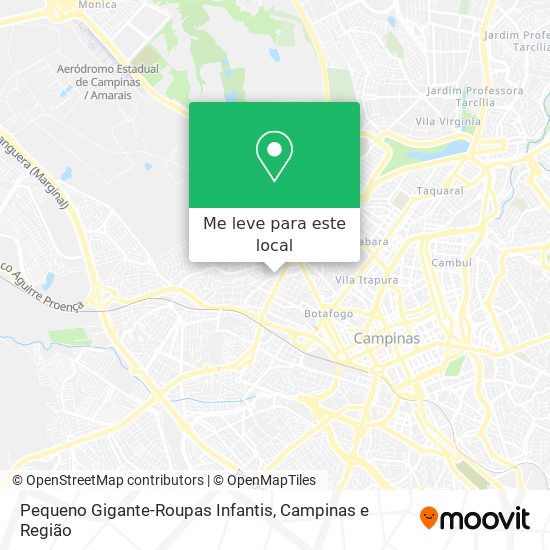 Pequeno Gigante-Roupas Infantis mapa