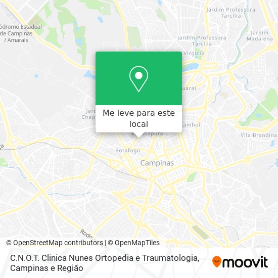 C.N.O.T. Clinica Nunes Ortopedia e Traumatologia mapa