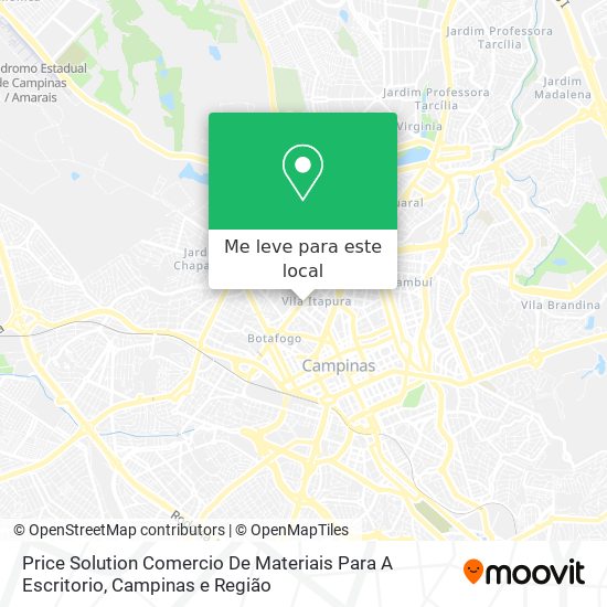 Price Solution Comercio De Materiais Para A Escritorio mapa